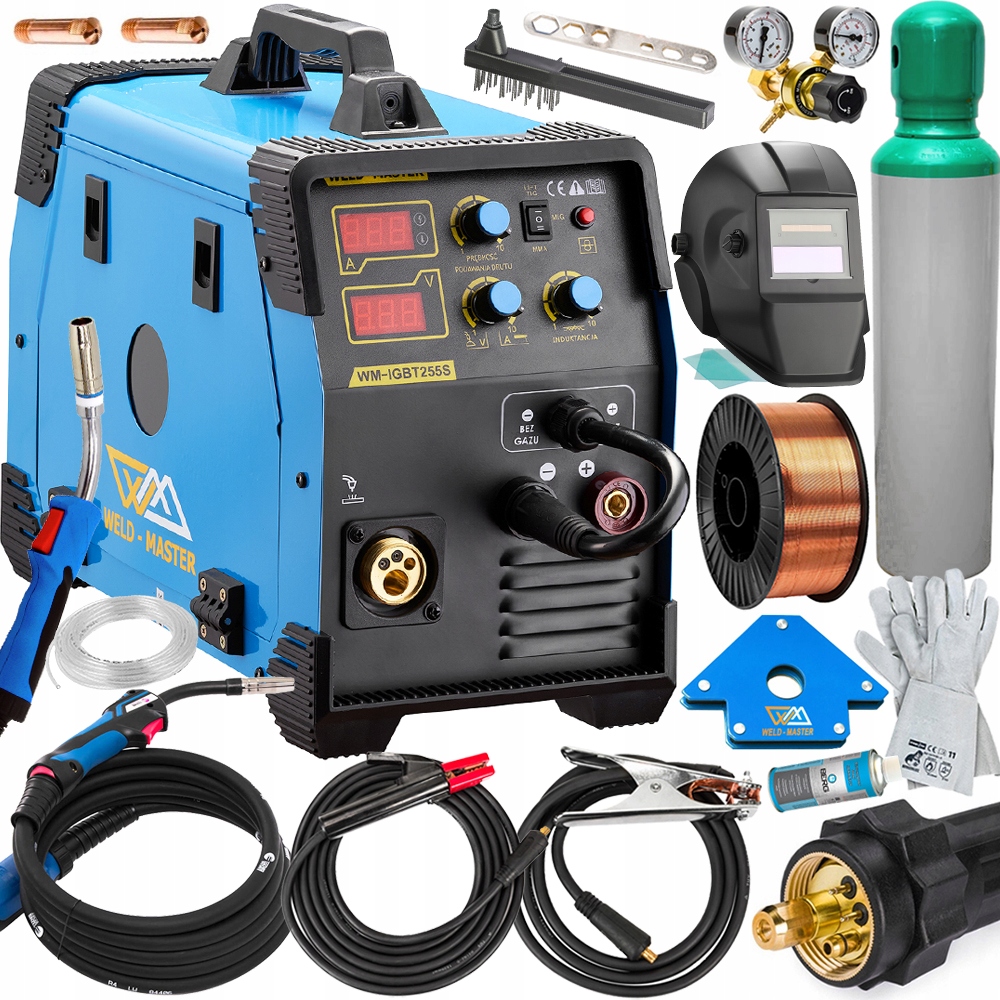 Professional Machine Mig Mag Tig Welding Machine 220a 3in1 Pm Kit Freebies Ebay