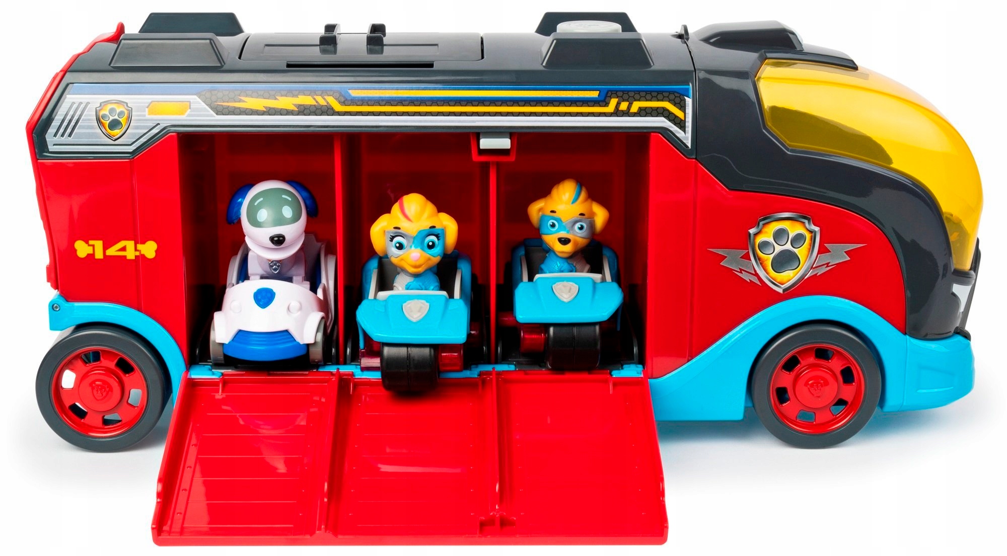PAW PATROL MIGHTY PUPS TRANSPORTER + VEHICLES FIGURES Kids Toy Gift Car Vehicle Super specjalne oferty cenowe