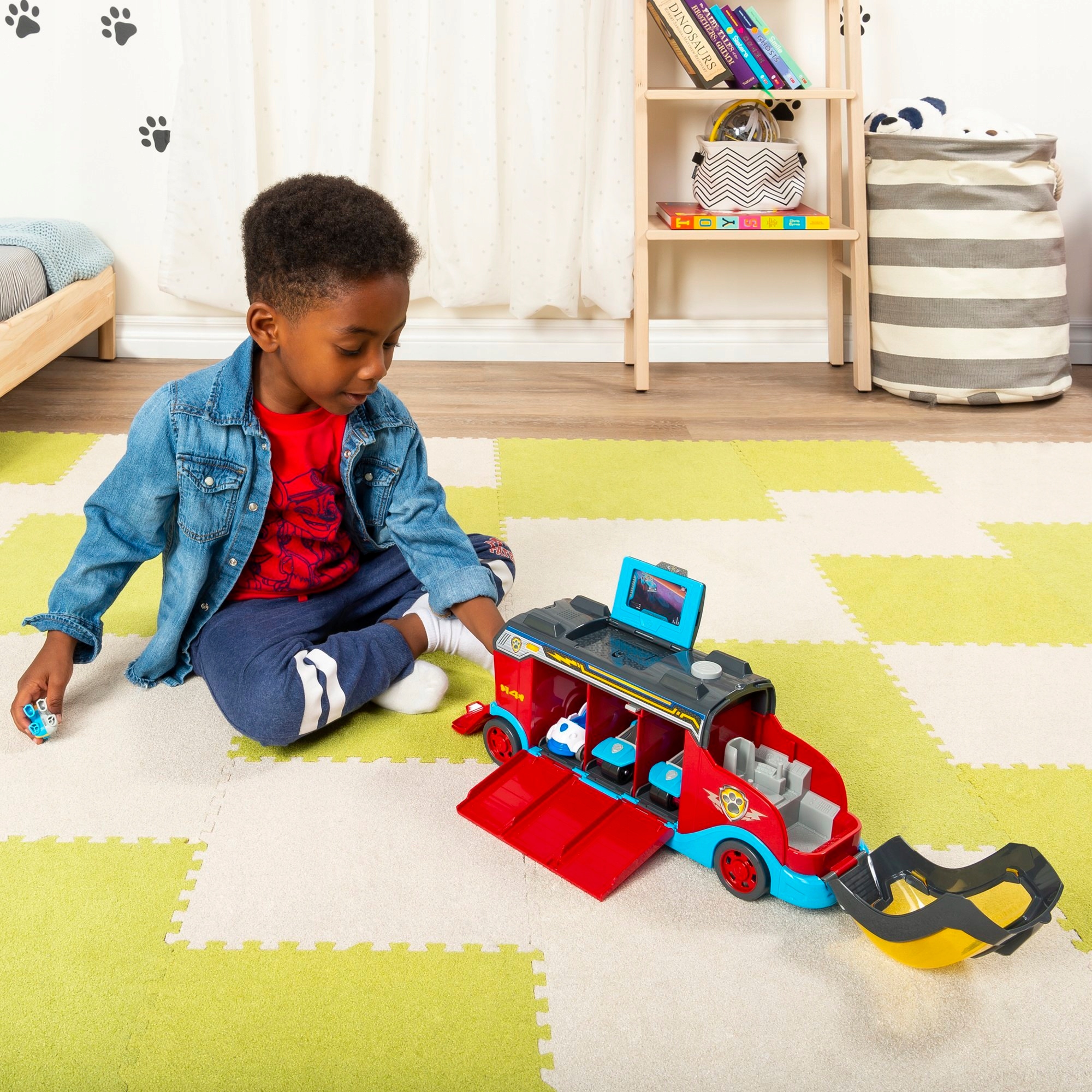 PAW PATROL MIGHTY PUPS TRANSPORTER + VEHICLES FIGURES Kids Toy Gift Car Vehicle Super specjalne oferty cenowe